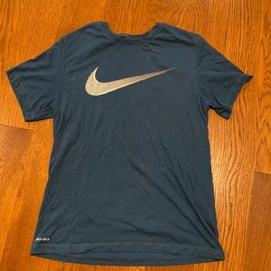 Nike blue tee shirt